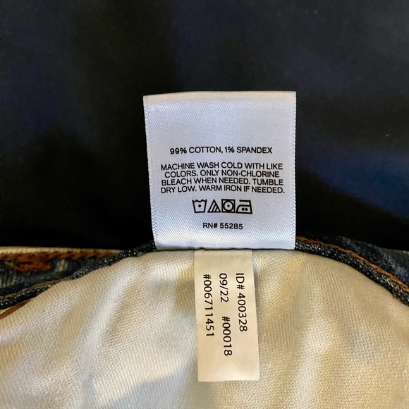 Express relaxed fit straight jean- size 8S - Picture 11 of 12